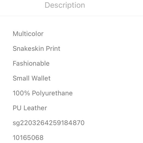 Snakeskin Embossed Kiss Lock Coin Purse Wallet - Picture 6 of 6